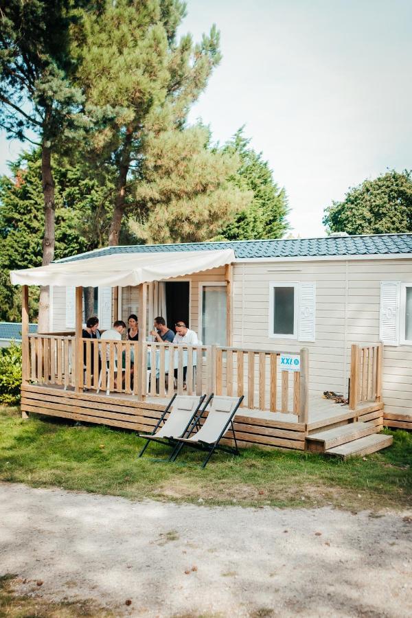 Mobil Home Xxl 4 Chambres - Camping La Pointe De รอสกอฟ ภายนอก รูปภาพ